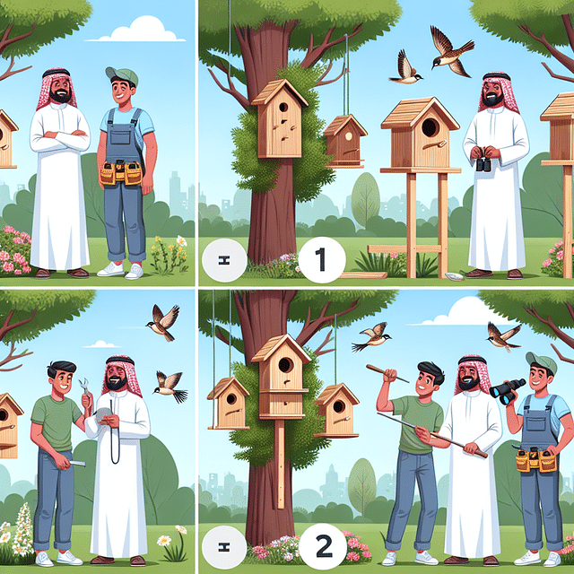 maintaining and monitoring birdhouses