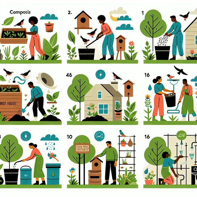 eco-friendly garden maintenance activities