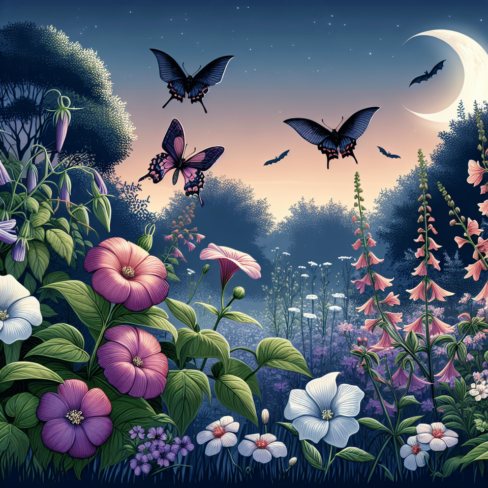Beyond Bees: Attracting Butterflies, Moths, and Bats for Nighttime Pollination
