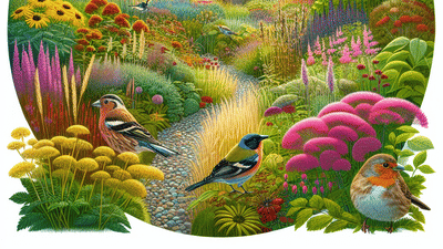 Birds of a Feather: Designing a Low Maintenance Bird Garden with Native Plants