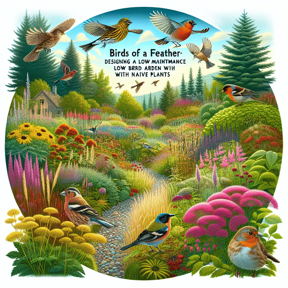 Birds of a Feather: Designing a Low Maintenance Bird Garden with Native Plants