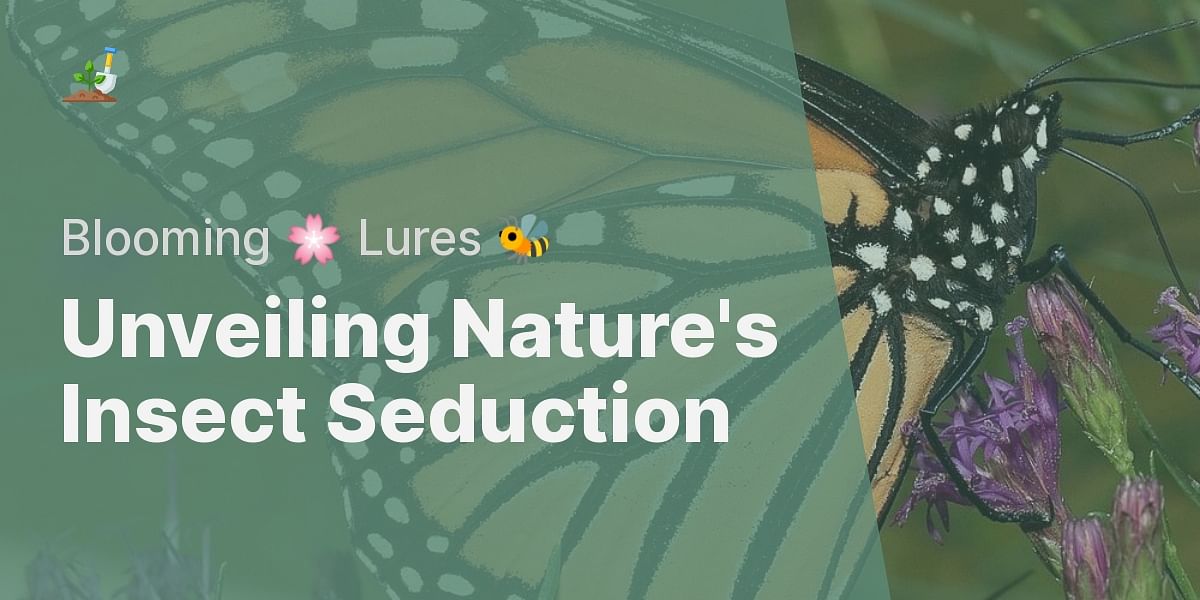 How do flowers attract insects?