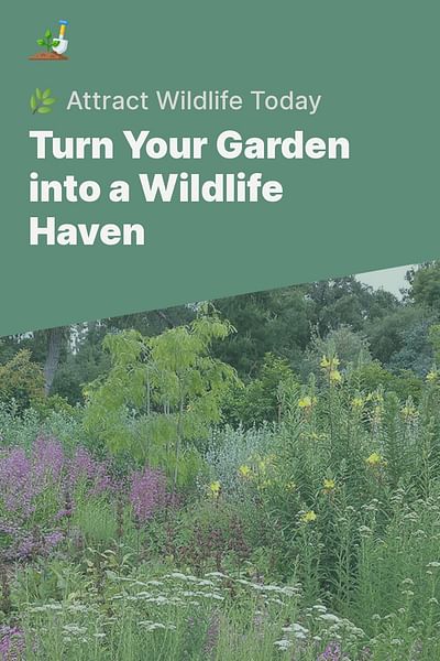 Turn Your Garden into a Wildlife Haven - 🌿 Attract Wildlife Today