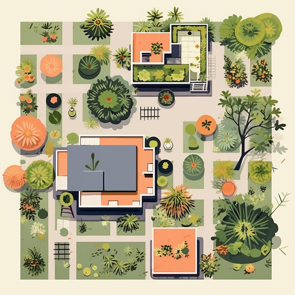Garden layout plan
